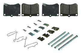 CENTRIC BRAKE PARTS 105.04730 - Posi-Quiet Ceramic Brake Pads with Shims and Har image