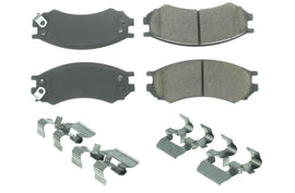 CENTRIC BRAKE PARTS 105.05070 - Posi-Quiet Ceramic Brake Pads with Shims and Har image