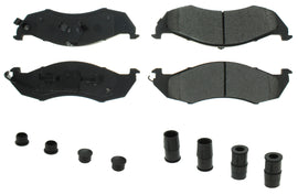 CENTRIC BRAKE PARTS 105.05760 - Posi-Quiet Ceramic Brake Pads with Shims and Har image