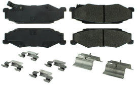 CENTRIC BRAKE PARTS 105.07320 - Posi-Quiet Ceramic Brake Pads with Shims and Har image