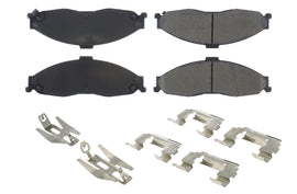 CENTRIC BRAKE PARTS 105.07490 - Posi-Quiet Ceramic Brake Pads with Shims and Har image