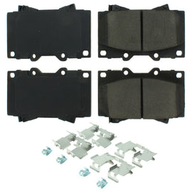 CENTRIC BRAKE PARTS 105.07720 - Posi-Quiet Ceramic Brake Pads with Shims and Har image