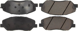 CENTRIC BRAKE PARTS 105.12020 - Posi-Quiet Ceramic Brake Pads with Shims and Har image