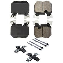 CENTRIC BRAKE PARTS 105.13720 - Posi-Quiet Ceramic Brake Pads with Shims and Har image