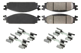CENTRIC BRAKE PARTS 105.13760 - Posi-Quiet Ceramic Brake Pads with Shims and Har image