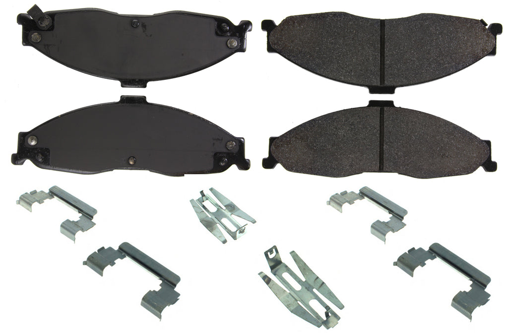 CENTRIC BRAKE PARTS 106.07490 - Posi-Quiet Extended Wear Brake Pads with Shims a image