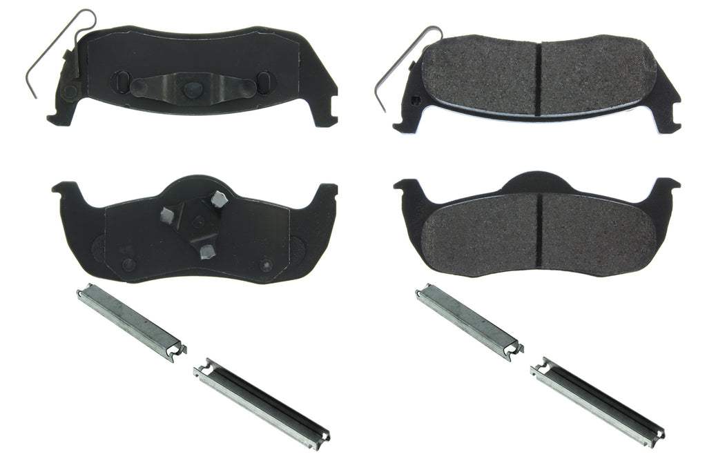 CENTRIC BRAKE PARTS 106.10870 - Posi-Quiet Extended Wear Brake Pads with Shims a image