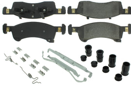 CENTRIC BRAKE PARTS 300.09340 - Premium Semi-Metallic Br ake Pads with Shims and image
