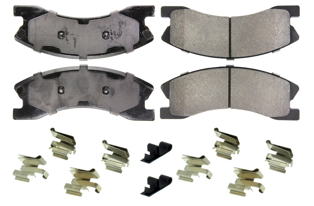 CENTRIC BRAKE PARTS 306.09450 - Fleet Performance Brake Pads with Hardware image