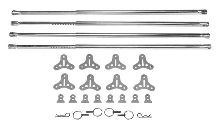 CHASSIS ENGINEERING 8015 - Pro-Wing Strut Rod Kit  image