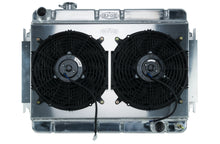 Load image into Gallery viewer, COLD CASE RADIATORS CHE542K - 66-67 Chevelle Radiator &amp; Dual 12in Fan Kit MT image