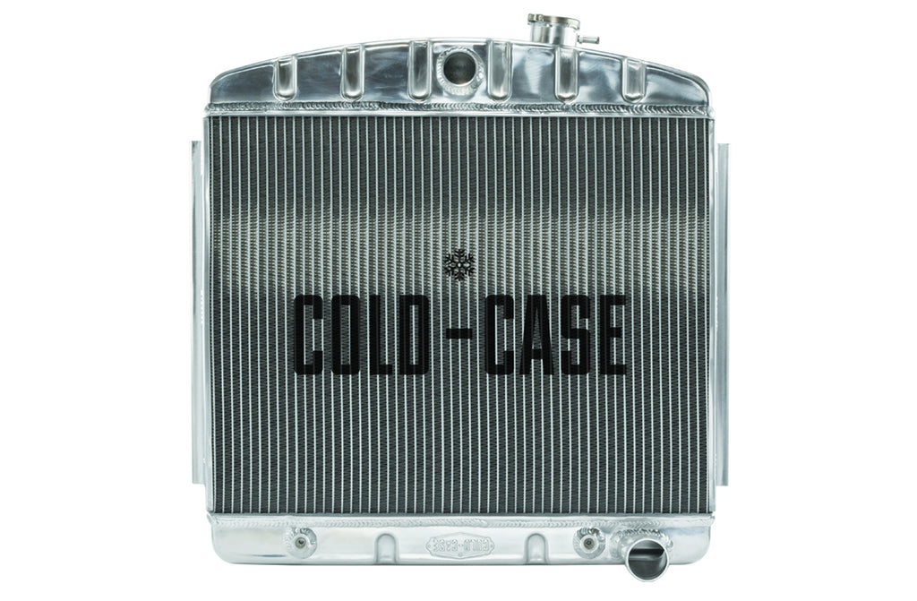 COLD CASE RADIATORS CHT563A - 55-56 Tri-5 Chevy Radiat or 6 Cyl (Front Mount) image