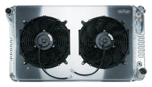 Load image into Gallery viewer, COLD CASE RADIATORS GMT558ASK - 67-76 GM P/U Radiator w/Dual 14in Fan kit image