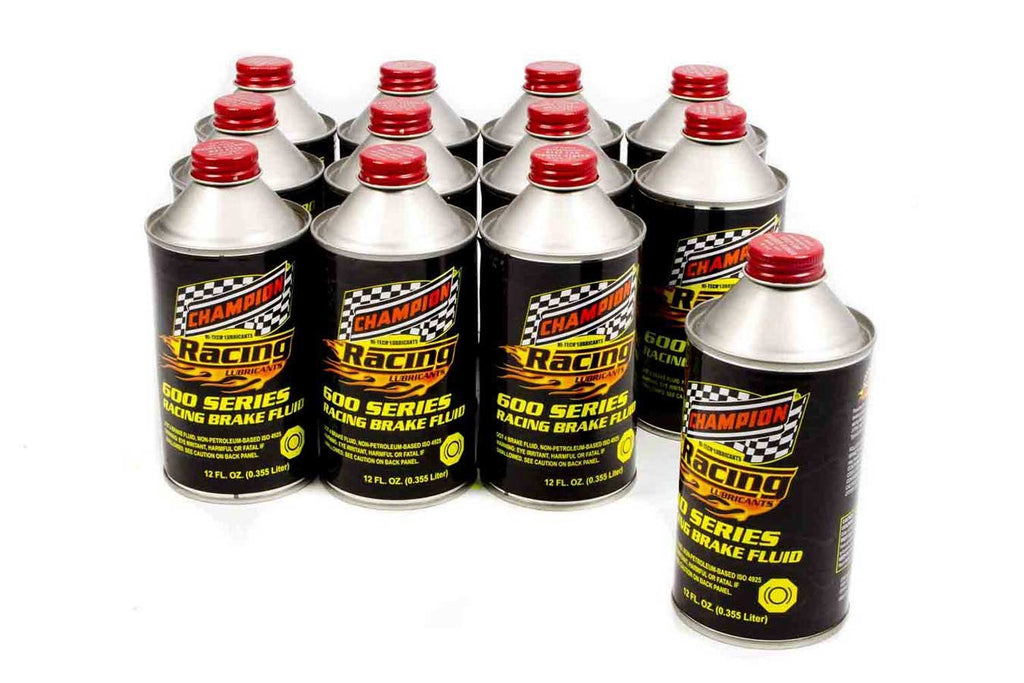 CHAMPION BRAND 4059K-12 - Racing Brake Fluid DOT 4 12x12 oz. image