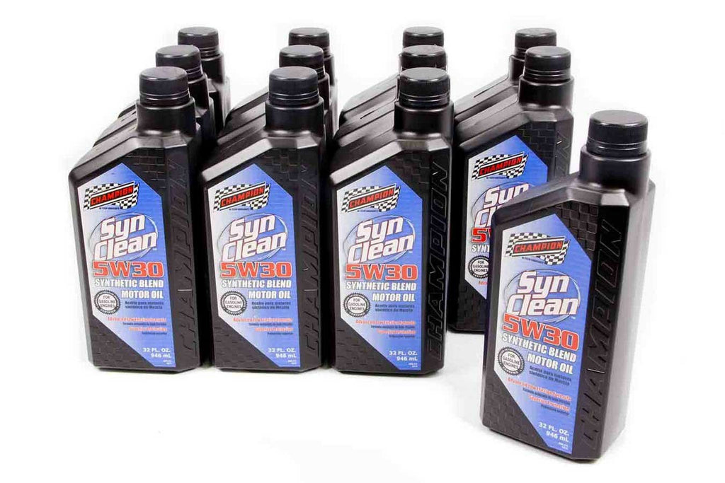 CHAMPION BRAND 4231H-12 - 5w30 Syn-Blend Oil Oil 12x1Qt image