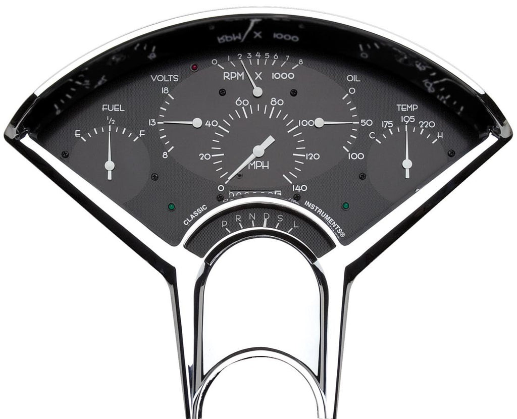CLASSIC INSTRUMENTS BE01BB - Bel Era Gauge Set Black image