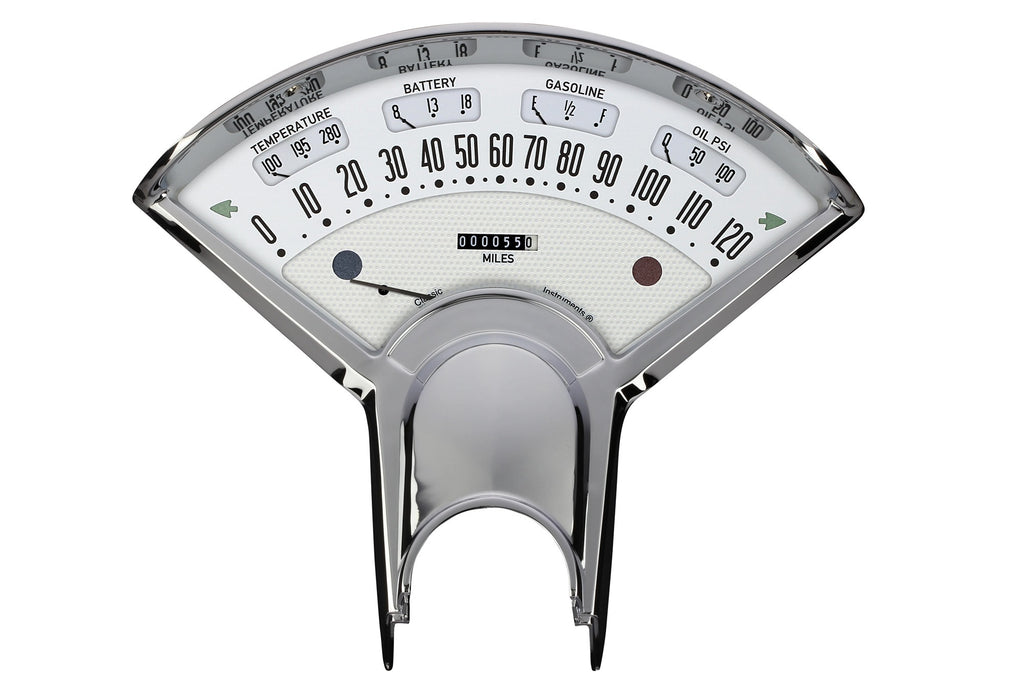CLASSIC INSTRUMENTS BET00W - Bel Era Gauge Set White image