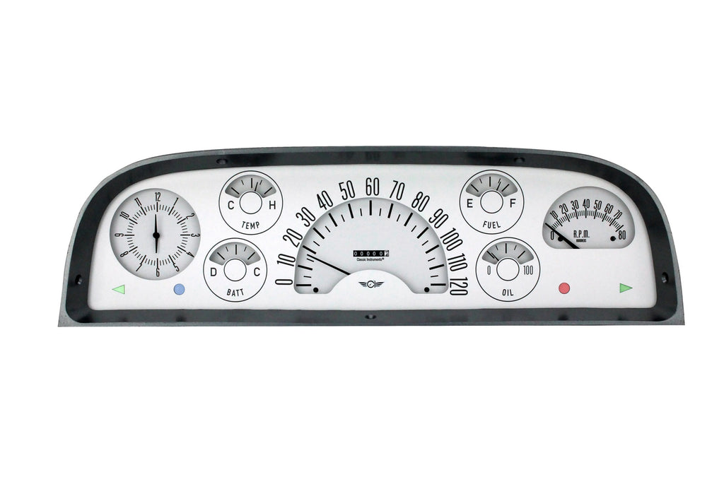CLASSIC INSTRUMENTS CT60W - 60-63 Chevy Truck Gauge Set White image