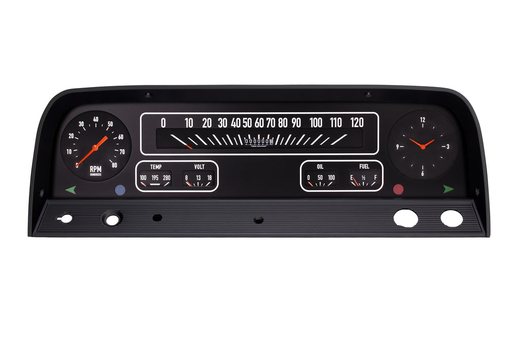 CLASSIC INSTRUMENTS CT64B - 64-66 Chevy Truck Cluster Black image