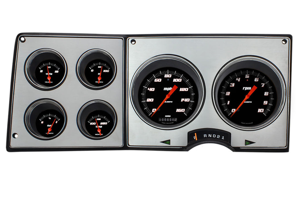 CLASSIC INSTRUMENTS CT73VSB - 73-87 GM P/U Gauges Velocity Black image