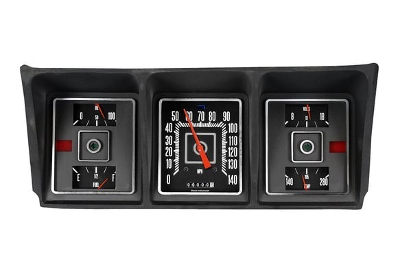 CLASSIC INSTRUMENTS FT73B - 73-79 Ford P/U Gauge Set Black image
