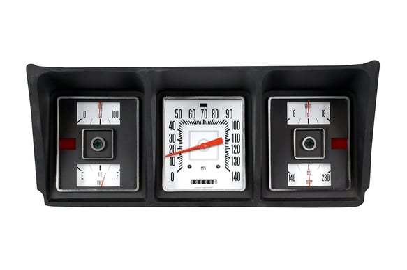 CLASSIC INSTRUMENTS FT73W - 73-79 Ford P/U Gauge Set White image