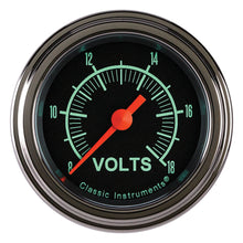 Load image into Gallery viewer, CLASSIC INSTRUMENTS GS130SLF - G/Stock Volt Gauge 2-1/8 Full Sweep image