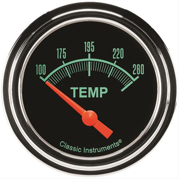 CLASSIC INSTRUMENTS GS226SLF-08 - G/Stock Temperature Gaug e 2-5/8 Short Sweep image