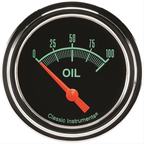 CLASSIC INSTRUMENTS GS281SLF - G/Stock Oil Pressure 2-5/8 Short Sweep image