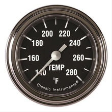 Load image into Gallery viewer, CLASSIC INSTRUMENTS HR126SLF-06 - Hot Rod Temperature Gaug e 2-1/8 Full Sweep image