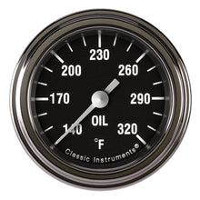 Load image into Gallery viewer, CLASSIC INSTRUMENTS HR128SLF - Hot Rod Oil Temp 2-1/8 Full Sweep image