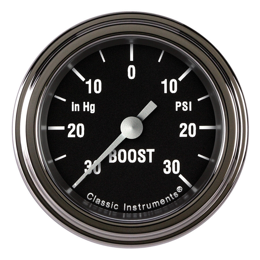 CLASSIC INSTRUMENTS HR141SLF - Hot Rod Boost/Vac 2-1/8 Full Sweep image