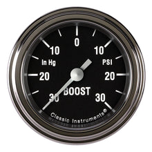 Load image into Gallery viewer, CLASSIC INSTRUMENTS HR141SLF - Hot Rod Boost/Vac 2-1/8 Full Sweep image