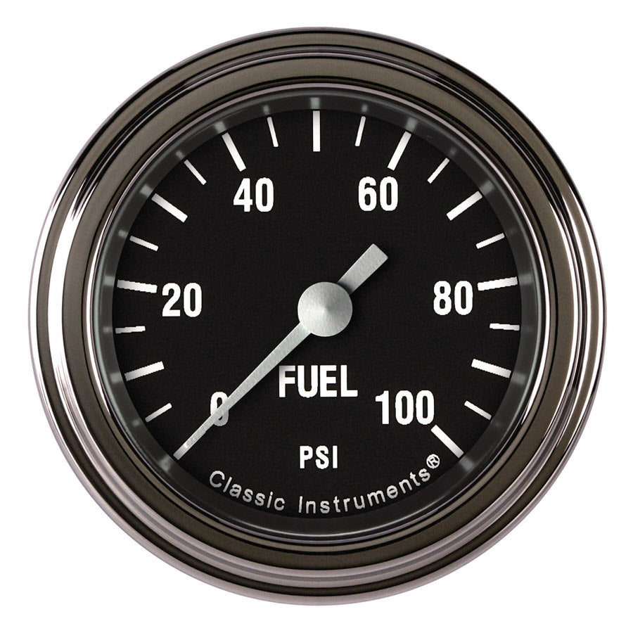 CLASSIC INSTRUMENTS HR146SLF - Hot Rod Fuel Pressure 100 PSI 2-1/8 Full Sweep image