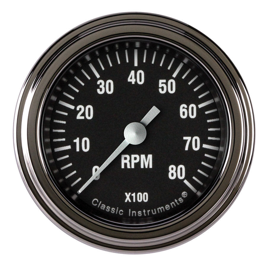 CLASSIC INSTRUMENTS HR183SLF - Hot Rod Tachometer 2-1/8 Full Sweep image