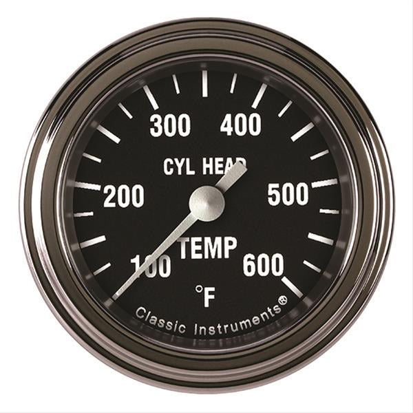 CLASSIC INSTRUMENTS HR197SLF - Hot Rod Cylinder Head Temp 2-1/8 Full Sweep image