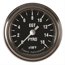 Load image into Gallery viewer, CLASSIC INSTRUMENTS HR198SLF - Hot Rod Pyrometer 2-1/8 Full Sweep image