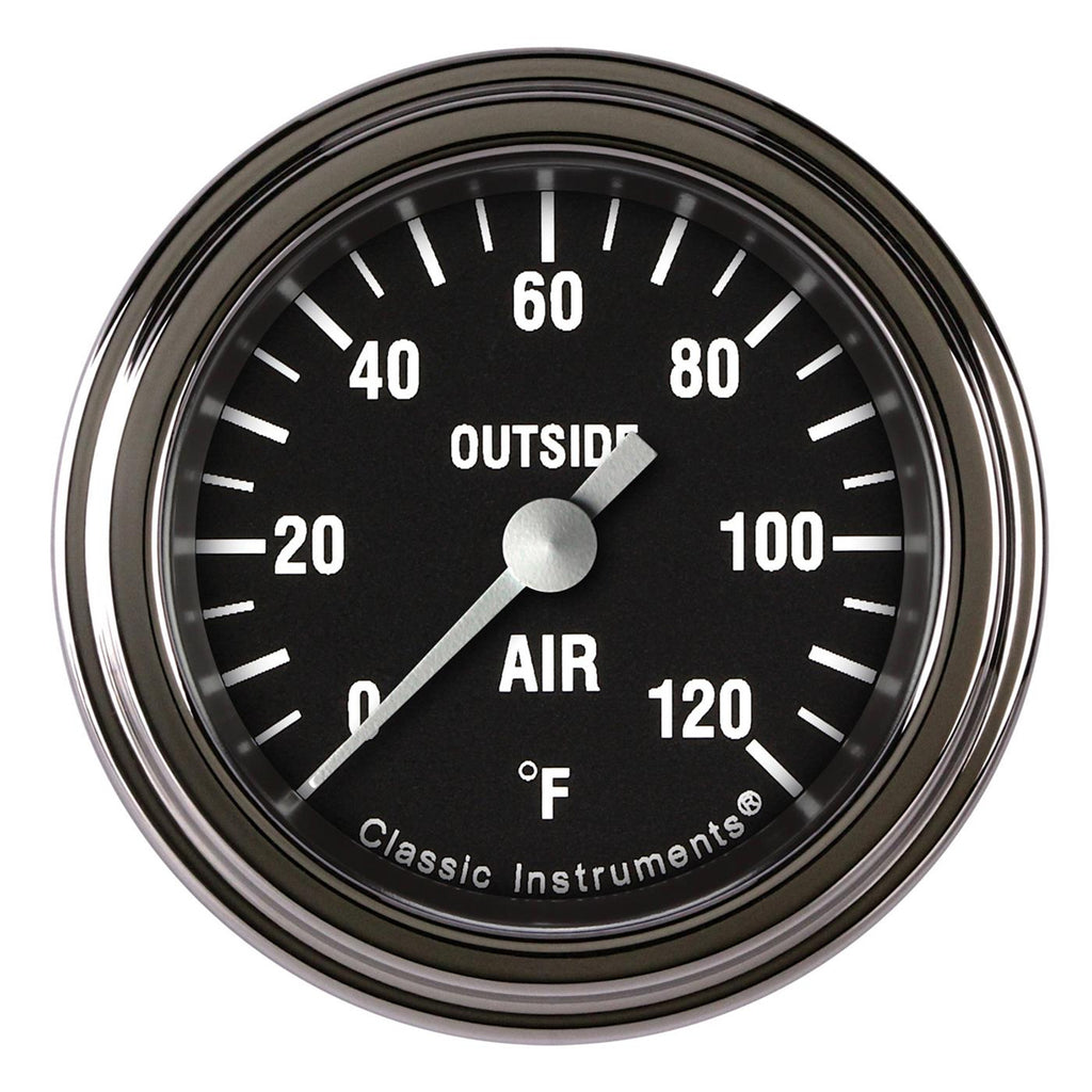 CLASSIC INSTRUMENTS HR199SLF - Hot Rod Outside Air 2-1/8 Full Sweep image