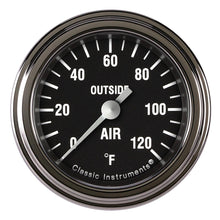 Load image into Gallery viewer, CLASSIC INSTRUMENTS HR199SLF - Hot Rod Outside Air 2-1/8 Full Sweep image