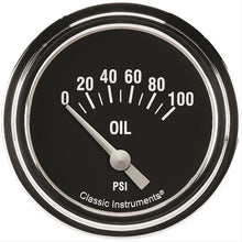 Load image into Gallery viewer, CLASSIC INSTRUMENTS HR281SLF - Hot Rod Oil Pressure 2-5/8 Short Sweep image