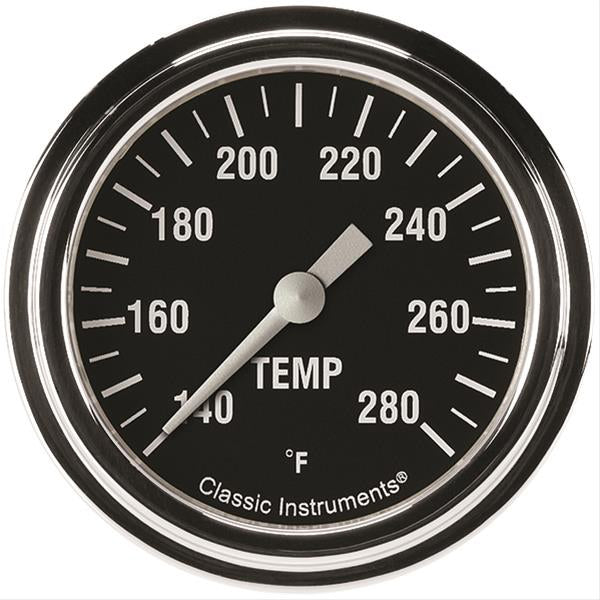 CLASSIC INSTRUMENTS HR326SLF-12 - Hot Rod Temperature Gaug e 2-5/8 Full Sweep image