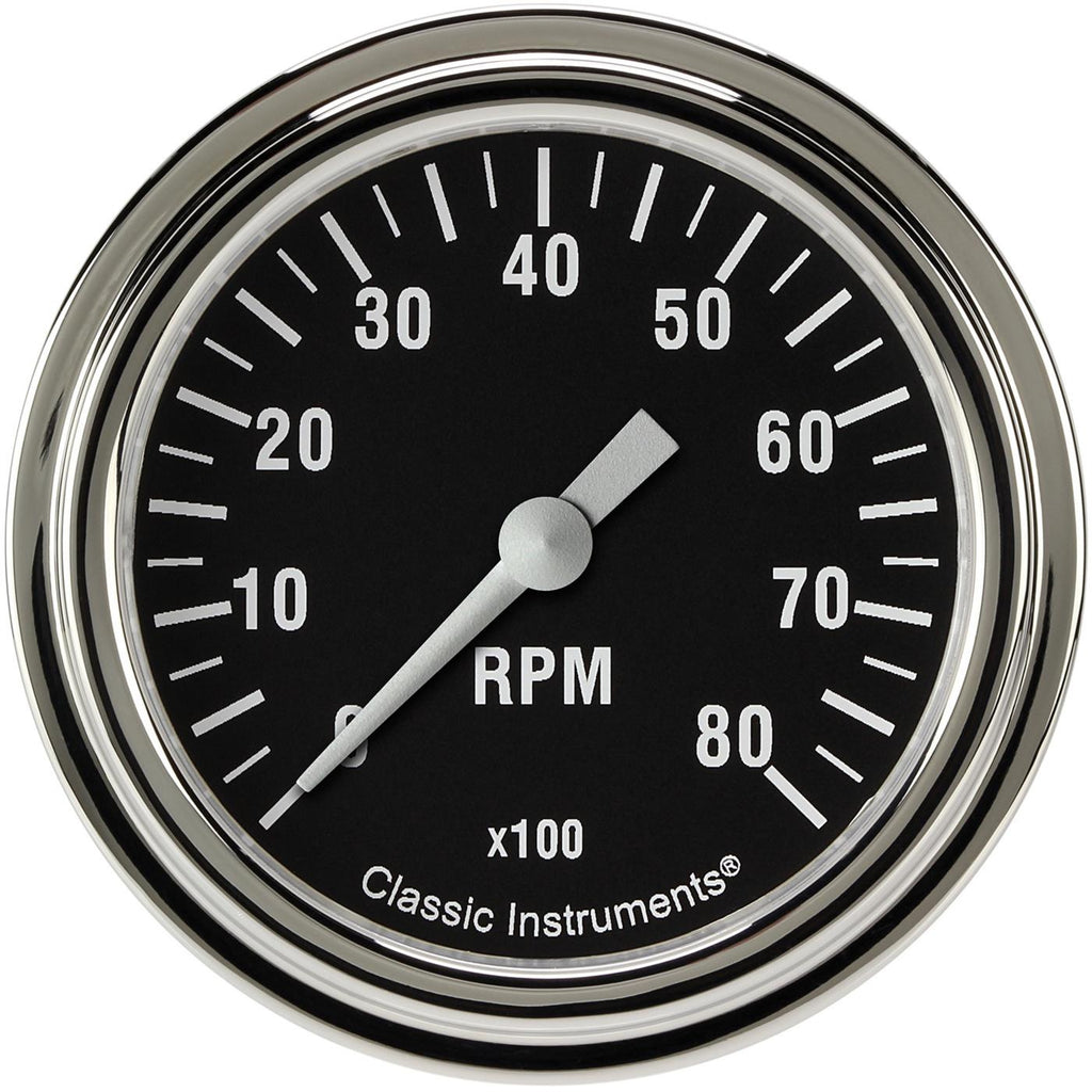 CLASSIC INSTRUMENTS HR383SLF - Hot Rod Tachometer 2-5/8 Full Sweep image