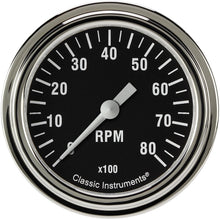 Load image into Gallery viewer, CLASSIC INSTRUMENTS HR383SLF - Hot Rod Tachometer 2-5/8 Full Sweep image