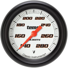 Load image into Gallery viewer, CLASSIC INSTRUMENTS VS326WBPF-06 - Velocity White Temperatu re Gauge 2-5/8 Full Swee image