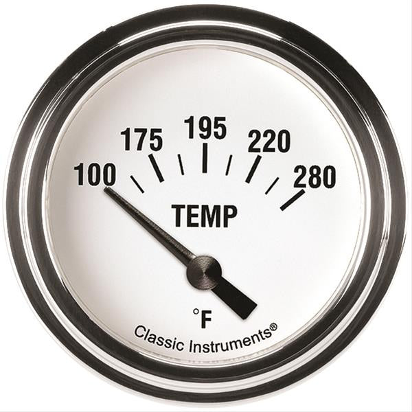CLASSIC INSTRUMENTS WH226SLF-04 - White Hot Temperature Ga uge 2-5/8 Short Sweep image