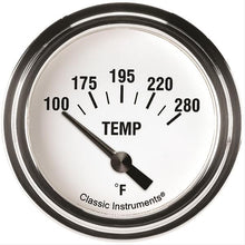 Load image into Gallery viewer, CLASSIC INSTRUMENTS WH226SLF-04 - White Hot Temperature Ga uge 2-5/8 Short Sweep image