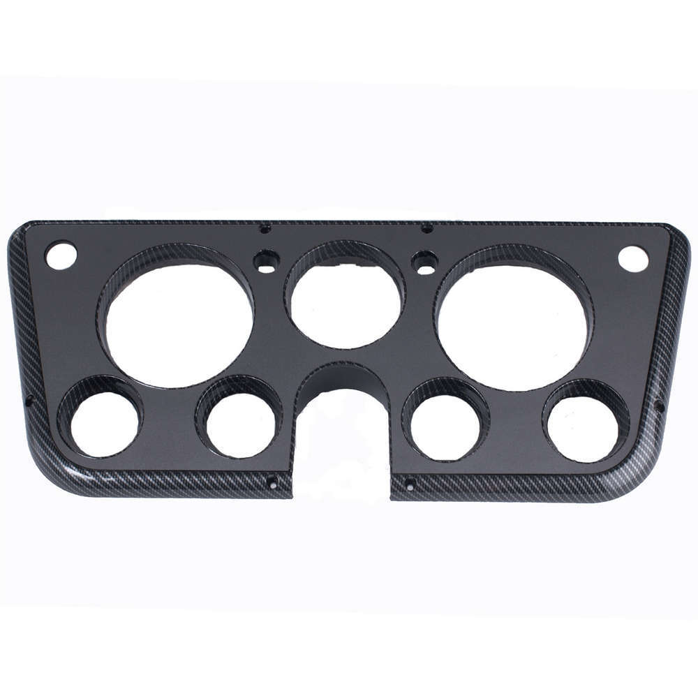 CLAYTON MACHINE WORKS 6772-C - Gauge Bezel 67-72 GM P/U Carbon Fiber With Gray image