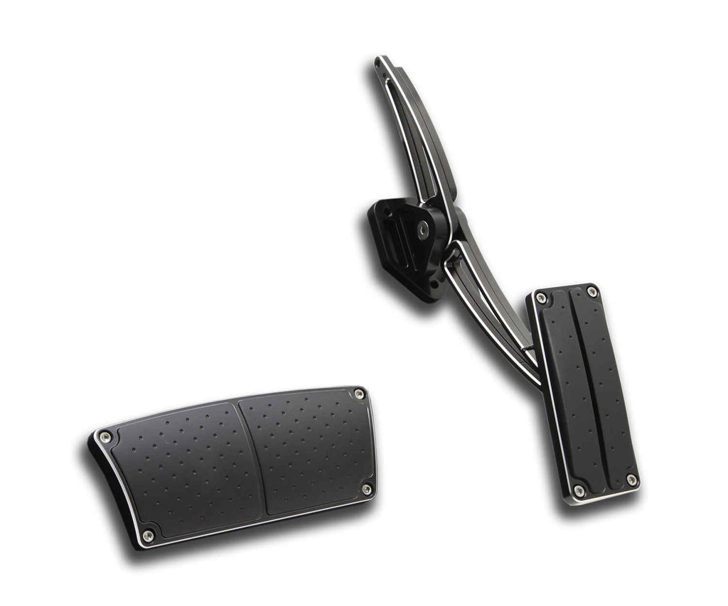 CLAYTON MACHINE WORKS TA-206-BKA2 - Throttle Pedal Kit Black 70-81 Camaro Auto Trans image