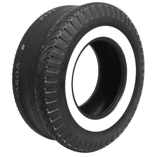 COKER TIRE 623048 - 1000-15 Firestone Drag 2 1/4in White Wall Tire image