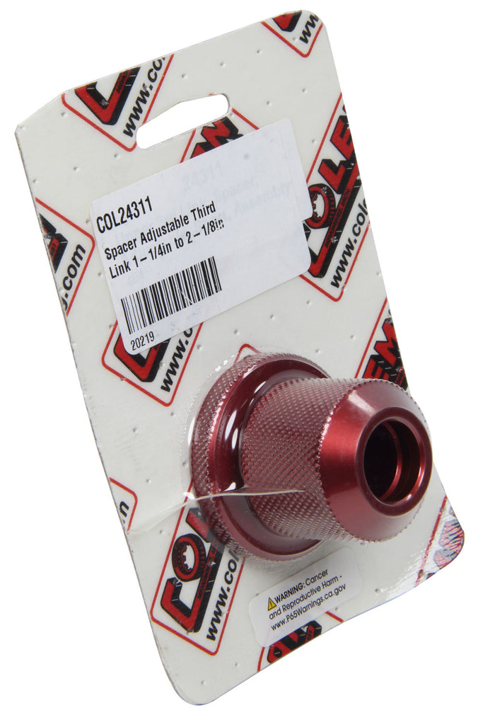 COLEMAN RACING PRODUCTS 24311 - Spacer Adjustable Third Link 1-1/4in to 2-1/8in image